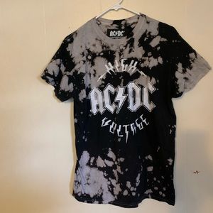 AC/DC acid washed Tee